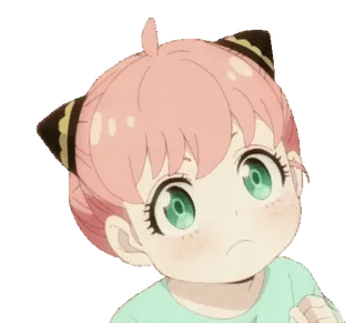 💪 Anya Forger Spy × Family anime, spy family, anya, anya forger, dễ thương, hoạt hình telegram sticker