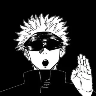🤙 Satoru Gojo Jujutsu Kaisen anime, manga, sorcerer, gojo, satoru telegram sticker