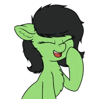 😁 小马, 卡通, 贴纸, 动物, 可爱 telegram sticker