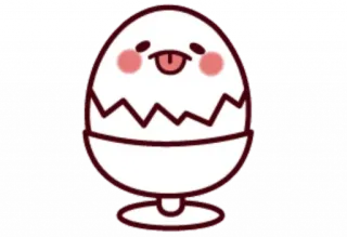🥞 uovo, carino, cibo, kawaii, cartone animato, emoji, colazione whatsapp sticker