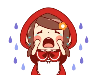 😭 chorando, triste, anime, garota, lágrimas, chateado telegram sticker