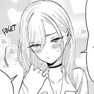 📀 FIDGET Anime, Manga, Fille, Agitation, Mignon, Rougir telegram sticker