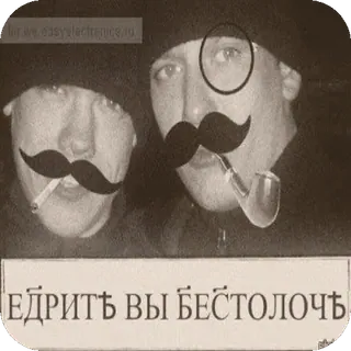 😧 ЁДРИТЬ ВЫ БЁСТОЛОЧЬ telegram sticker
