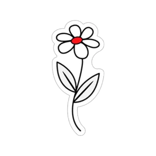 ❤ fiore, pianta, margherita, semplice, adesivo, natura, floreale whatsapp sticker