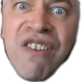 👹 cara, meme, expresión, loco, gracioso, hombre telegram sticker