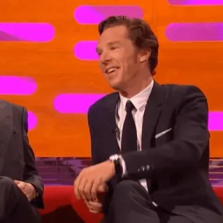 🥢 Benedict Cumberbatch aktor, celebryta, mężczyzna, garnitur, portret telegram sticker