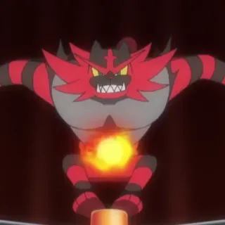 🔥 Incineroar Pokemon pokemon, incineroar, fire, anime, cartoon telegram sticker