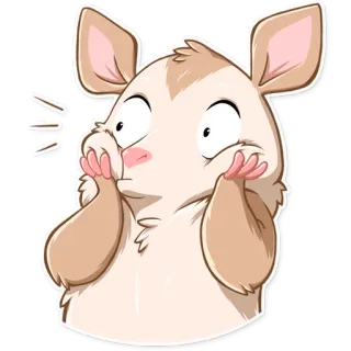 👀 chuột hamster, dễ thương, động vật, hoạt hình, nhãn dán telegram sticker