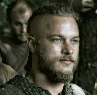 🩸 Ragnar Lothbrok Vikings ヴァイキング, ラグナル, ラグナル・ロズブローク, トラヴィス・フィメル, ヒストリーチャンネル, 歴史ドラマ telegram sticker