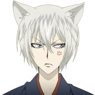 😾 Tomoe Kamisama Kiss Anime, Volpe, Manga, Arrabbiato, Orecchie telegram sticker