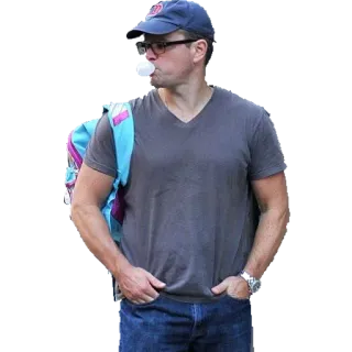 Matt Damon @stickersb2b telegram stickers