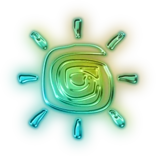 🌕 flower, geometric, sun, abstract, symbol, design telegram sticker