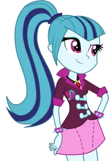 😏 Sonata Dusk My Little Pony: Equestria Girls การ์ตูน, ตัวละคร, ม้าโพนี่, Equestria Girls, โซนาตา ดัสค์ telegram sticker