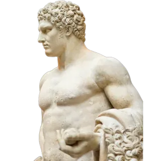 🤨 statue, classical, ancient, art, sculpture, marble telegram sticker