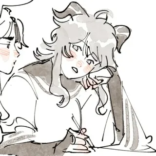 ☁️ kreskówka, anime, rysunek, postać telegram sticker