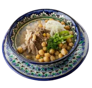 🍽 еда, суп, нут, мясо, лук, здоровый telegram sticker
