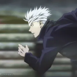 🏃♂️ Satoru Gojo Jujutsu Kaisen Anime, Mangá, Gojo, Satoru, Jujutsu Kaisen telegram sticker
