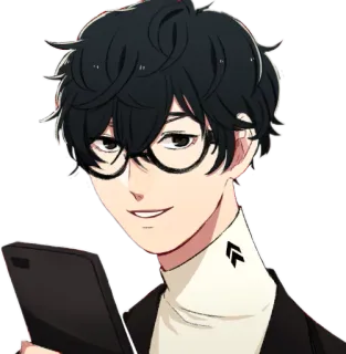 🤳 Joker Persona 5 Anime, Persona, Persona 5, Joker, Personaje, Retrato telegram sticker
