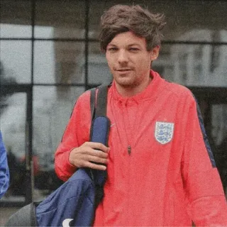⚽ Louis Tomlinson Louis Tomlinson, One Direction, Sänger, Promi telegram sticker