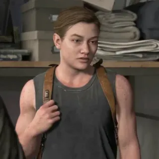 🪶 Abby Anderson The Last of Us Part II эбби, the last of us, персонаж видеоигры, мускулистый, сильный telegram sticker