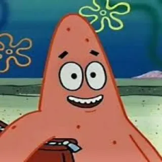 🥢 Patrick Star SpongeBob SquarePants cartoon, Patrick Star, SpongeBob SquarePants, nickelodeon whatsapp sticker