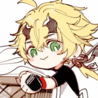 🍡 Thoma Genshin Impact Anime, Gra wideo, Postać, Fanart, Genshin Impact telegram sticker