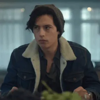 ➖ Jughead Jones Riverdale Jughead Jones, Riverdale, Cole Sprouse, Série ado, Télévision, Portrait personnage telegram sticker