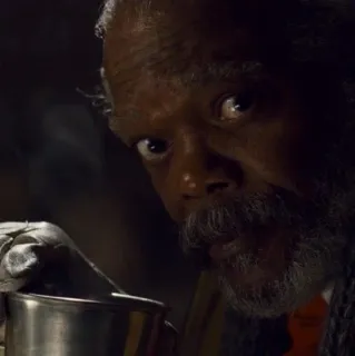 🎗 Samuel L. Jackson aktor, mężczyzna, gwiazda, portret, Samuel L. Jackson telegram sticker