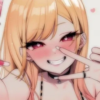 🥄 Ragazza anime, Dito medio, Gesto offensivo, Anime, Ragazza, Cartone animato, Personaggio whatsapp sticker