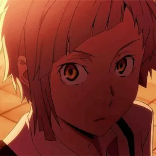 🗝 Atsushi Nakajima Bungou Stray Dogs 애니메이션, 만화, 캐릭터, 인물사진, 나카지마 아츠시, 문호 스트레이독스 telegram sticker