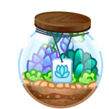 ❤️ terrario, succulente, piante, giardino, natura, decorazione, vaso di vetro, fiore di loto telegram sticker