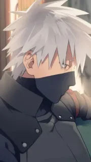 😔 Kakashi Hatake Naruto anime, ninja, Kakashi, Naruto, character telegram sticker