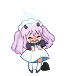 ☺️ Cô gái anime, Phim hoạt hình, Dễ thương, Kawaii, Ác quỷ, Tóc hồng, Cô gái whatsapp sticker