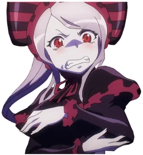 🫣 Shalltear Bloodfallen Overlord anime, vampire, Shalltear, Overlord, cute, anime girl telegram sticker