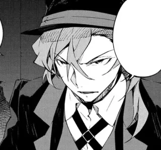 🐁 Chuuya Nakahara Bungou Stray Dogs anime, manga, chibi, personage, bungou stray dogs, nakahara chuuya, schattig telegram sticker