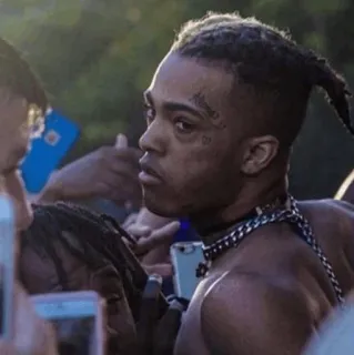 🖤 XXXTentacion rapper, muzikant, zanger, artiest, XXXTentacion telegram sticker