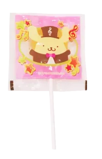 🍭 sanrio, щенок, бабочка, цилиндр, желтый telegram sticker