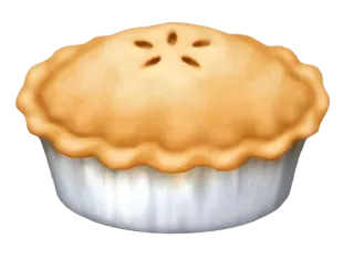 🥧 pie, dessert, food, baked, crust, sweet telegram sticker