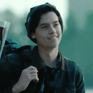 🥀 Jughead Jones Riverdale Jughead Jones, Riverdale, Cole Sprouse, teen drama, character, actor telegram sticker