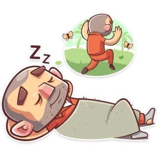 💤 Zzz sleeping, dream, nap, relaxation telegram sticker