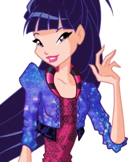 👋 Musa Winx Club Desenho animado, Fada, Garota mágica, Animado, Winx telegram sticker
