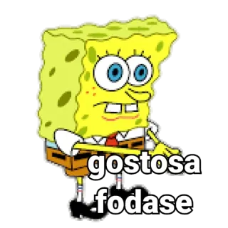 😏 Spongebob Squarepants gostosa fodase Spongebob, cartoon, sticker telegram sticker