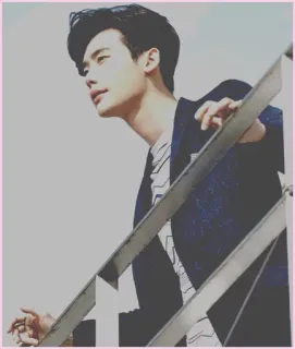 🥂 Lee Jong-suk actor, celebrity, korean, man, portrait telegram sticker