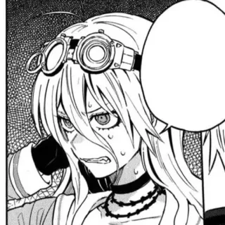 🔩 Miu Iruma Danganronpa V3: Killing Harmony anime, manga, danganronpa, miu iruma, blonde hair, goggles telegram sticker