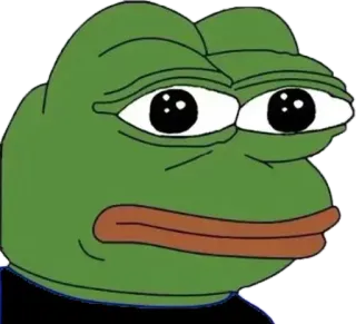 🇨🇰 Pepe the Frog มีม, กบ, เปเป้, วัฒนธรรมอินเทอร์เน็ต, ตัวละคร telegram sticker