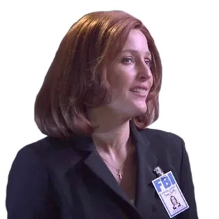 🙂 Dana Scully The X-Files FBI Dana Scully, FBI, X-Files, agente, indagine telegram sticker