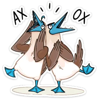 😒 AX
OX птицы, олуши, животные, птичий, мультфильм telegram sticker