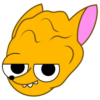 🤯 Cartone animato, Animale, Personaggio, Illustrazione, Divertente, Carino telegram sticker