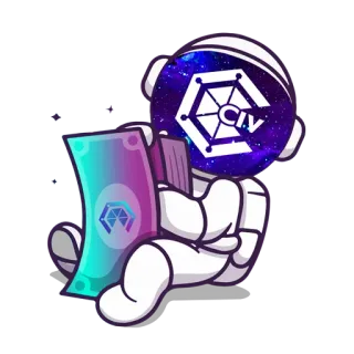 💵 astronaut, money, space, galaxy, finance, wealth whatsapp sticker