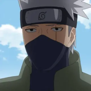 🥷 Kakashi Hatake Naruto anime, kakashi, naruto, ninja, character, manga telegram sticker